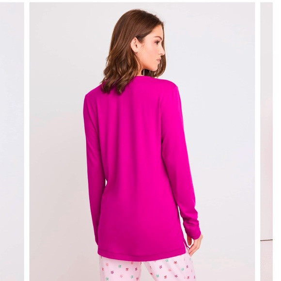 JOCKEY (1X) Soft Essentials Long Sleeve Tee Style 16841 Color 807 Rose Haze, NWT - Picture 2 of 12